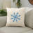  Housse et insert de coussin carré extérieur Snowflake-53228171