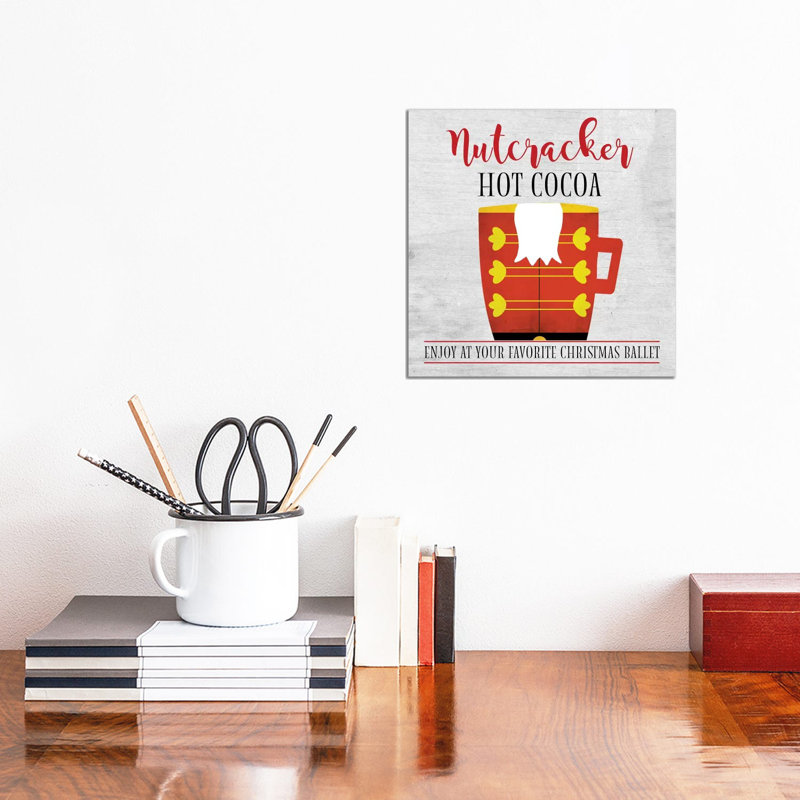 Nutcracker Hot Cocoa by Anna Quach - Wrapped Canvas Print, 30.48cm H x 30.48cm W