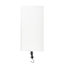 Armoire de salle de bain murale, tablette réglable, barre à serviettes, 5 crochets, blanc, panneau de particules, salle de bain, cuisine au-dessus de la toilette - armoire blanche - panneau de 15 mm 3