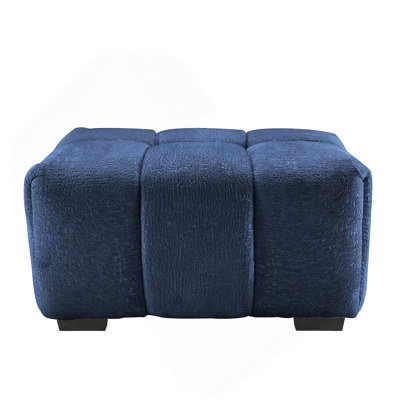 33 Sofas Blue Chenille - Ottoman