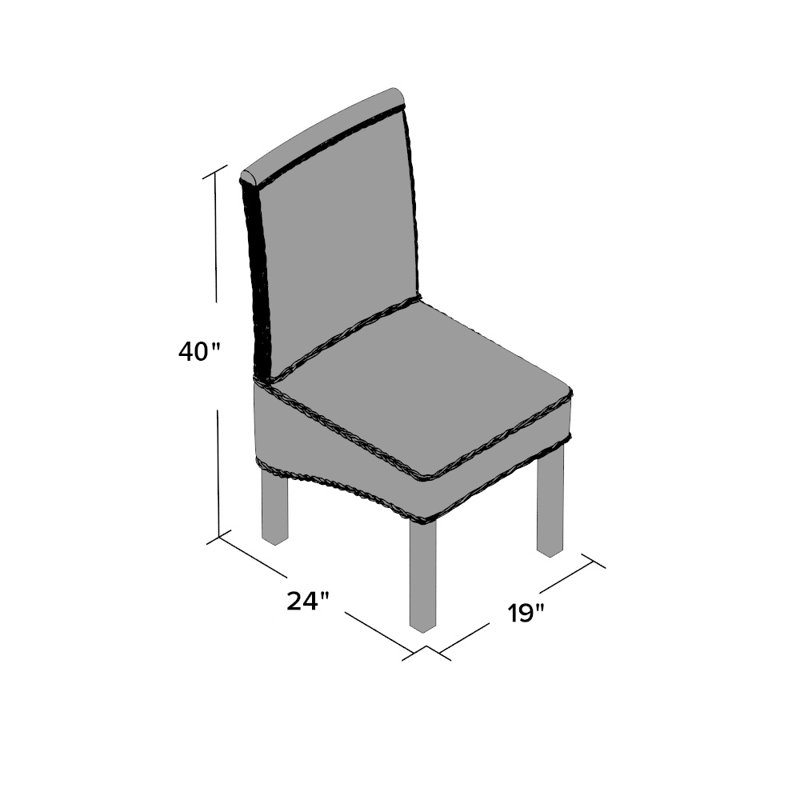 Weeden 18'' H Mahogany Side Chair