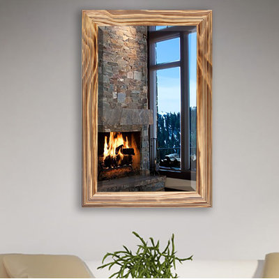 Kerber Solid Wood Flat Wall Mirror
