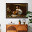 Le joueur de luth (version Hermitage), v. 1596-Caravage - Toile avec cadre sur mesure-1255075352-1255075355-1255075435