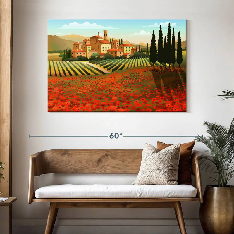 Ravi Tuscan Summer Day, 32" H x 48" W