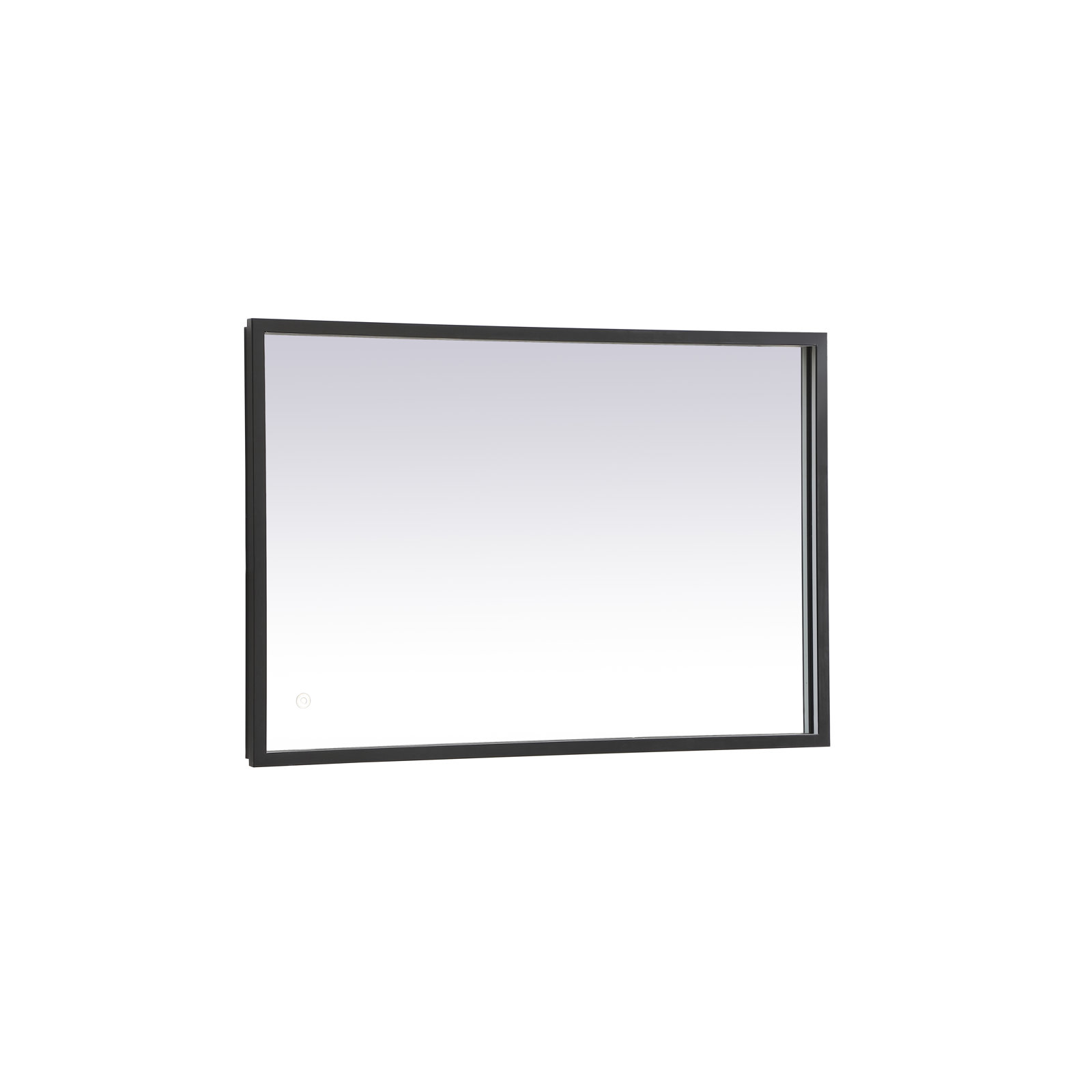 Piche Aluminum Mirror, Black, 20" x 30"