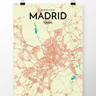 " Madrid City Map "