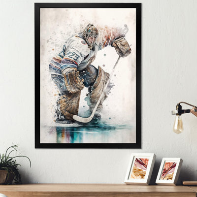 " Hockey Goalie During Game III "