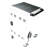 Mobile Charging Cart And Cabinet For Tablets Laptops 30-Device With Combination Lock--Black-1986380221