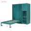 Lit escamotable simple avec bureau roulant, armoire de rangement et bibliothèque-1842752545