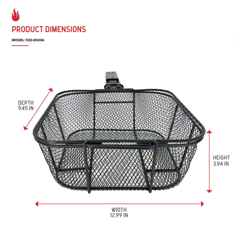 Nexgrill Deep Fryer Basket with Removable Wooden Handle, Non-Stick Graphite Fish Fry Basket with Locking Lid for Seafood, Crawfish, Fries & Outdoor Cooking - 530-0020A