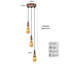 Amrane - Light Copper Cluster Pendant-1856581374-1856581373