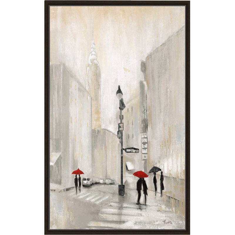 «New York Shadows», reproduction d'art sur toile encadrée, H 33,5 po x l 21,5 po x P 2 po
