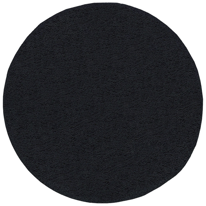 Athens Area Rug, Round 5'3", Dark Gray