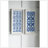 Set Of 2 Blue And Hanging Sculptures, Modern Wall Art Decor