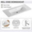 Meuble-lavabo simple autoportant 64 po avec comptoir en céramique 64 po-1067376469