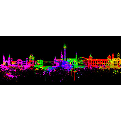Wuppertal - No Frame Panoramic Print on Float Glass