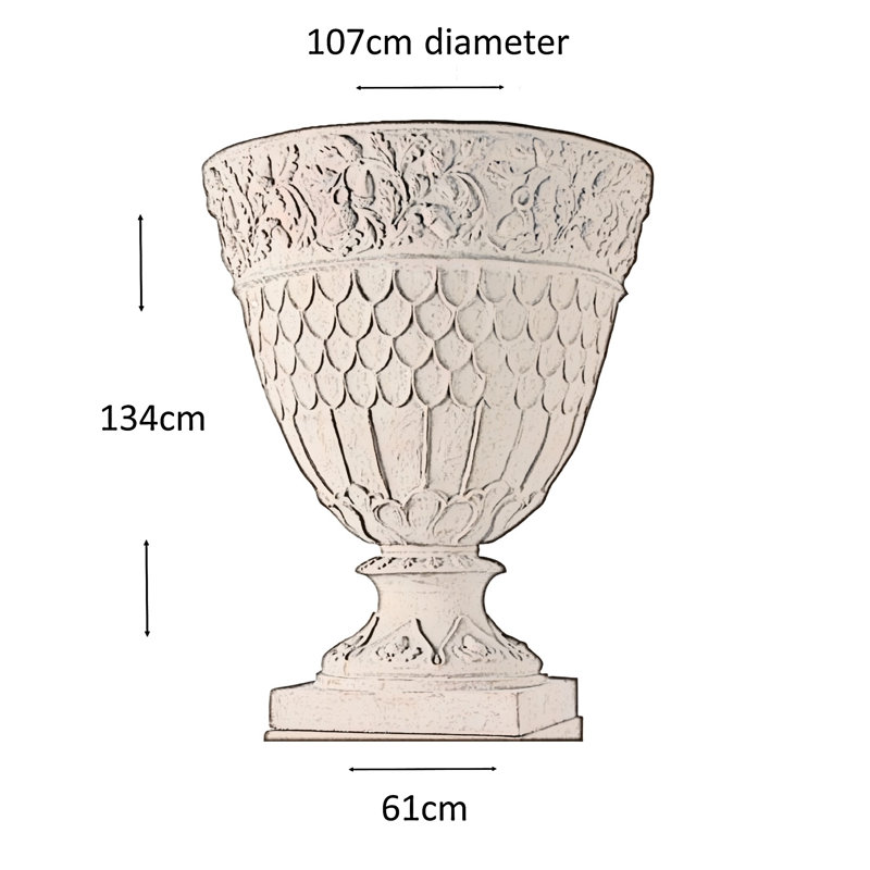 Cremont 134.1cm Indoor/Outdoor Fibreglass Floor Vase
