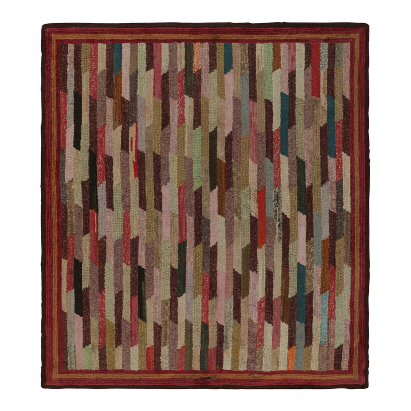 Wool Geometric Area Rug
