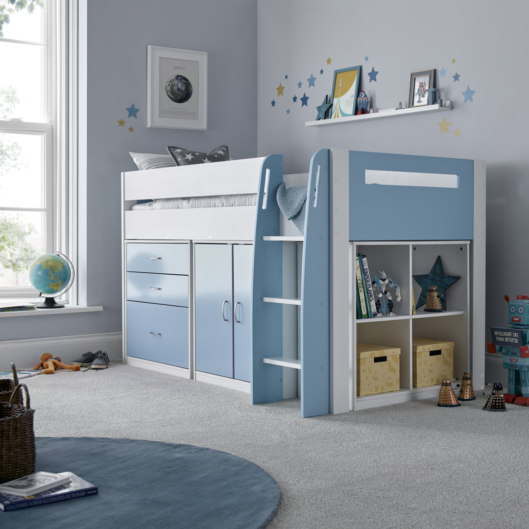 Kids 113 X 198cm Bunk Bed with Drawers