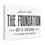 The Foundation Of A House - Wrapped Canvas Print