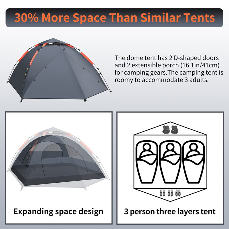 3 Person Tent