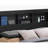Transitional Black Storage Bed-1587413868