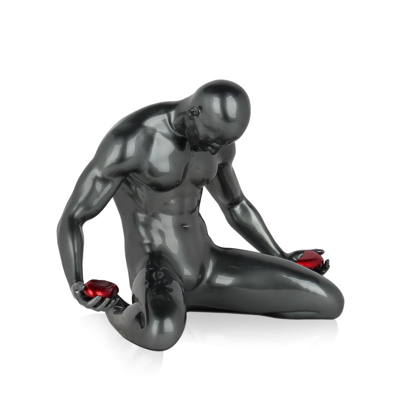 People Statue, Black Gloss