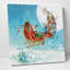 «Reindeer Sleigh» par Carol Robinson - reproduction-22203282-40497196