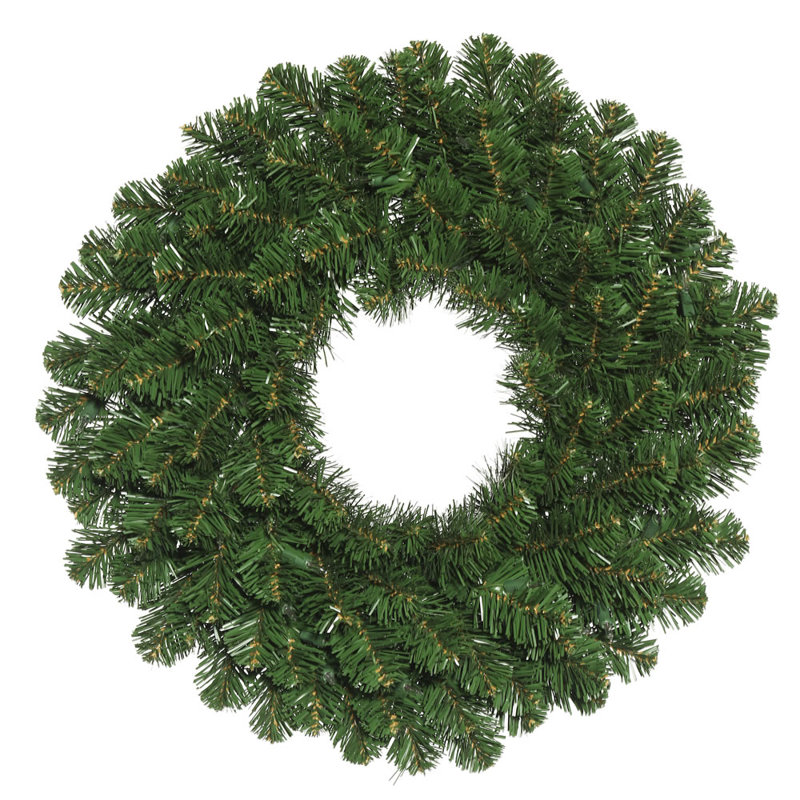 Couronne de sapin artificielle, Oregon, H 84 po x l 84 po x P 5 po
