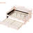 Beige Full Size Daybed With Trundle And Fleece Wireless-901780617-901780596