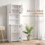 Armoire à linge sur pied Wylde