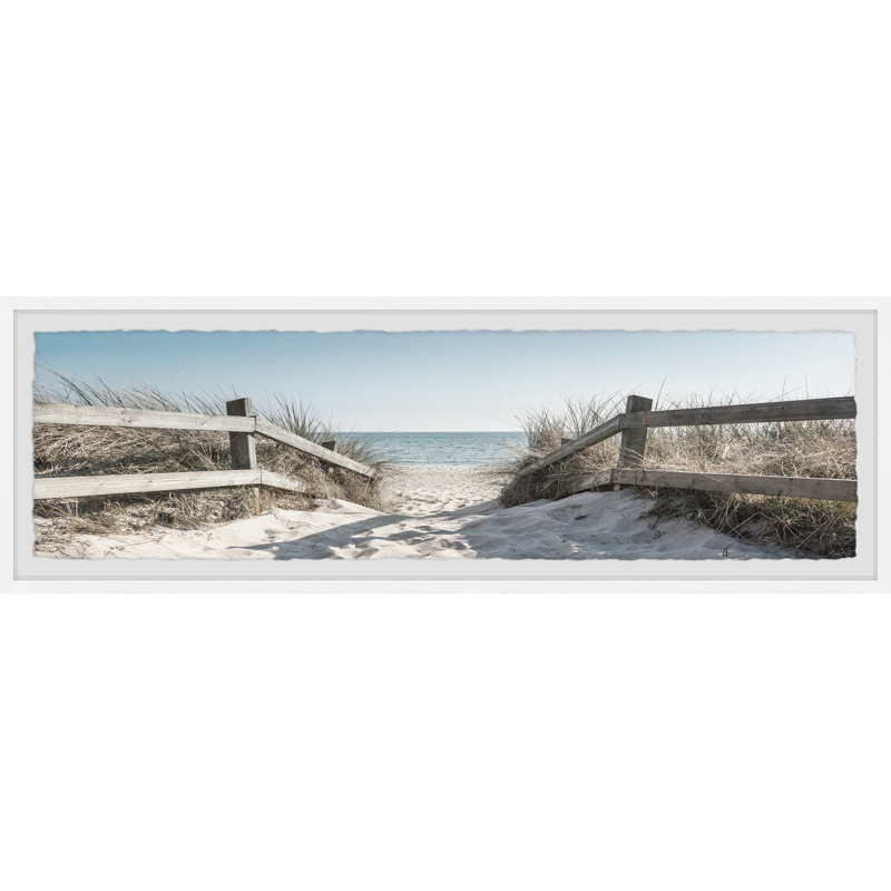 "Between the Fences" Framed Print, 10" H x 30" W