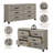 Mari Light Gray Finish Dresser