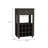 Modern Bar Cart, Twelve Built-in Wine Rack, Four Legs, One Open Shelf -Espresso-512153731