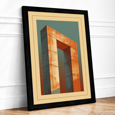 Monumental Gateway Geometric - Framed Print