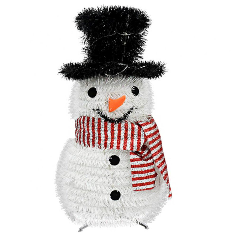Bonhomme de neige illuminé