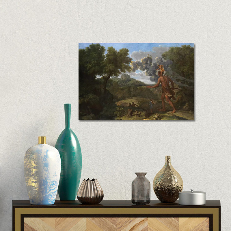 Blind Orion Searching For The Rising Sun, 1658 by Nicolas Poussin - Gallery-Wrapped Canvas Giclée on Canvas, Wrapped Canvas