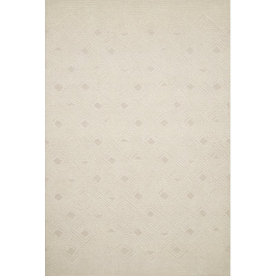 Tapis d'intérieur en laine à motif géométrique