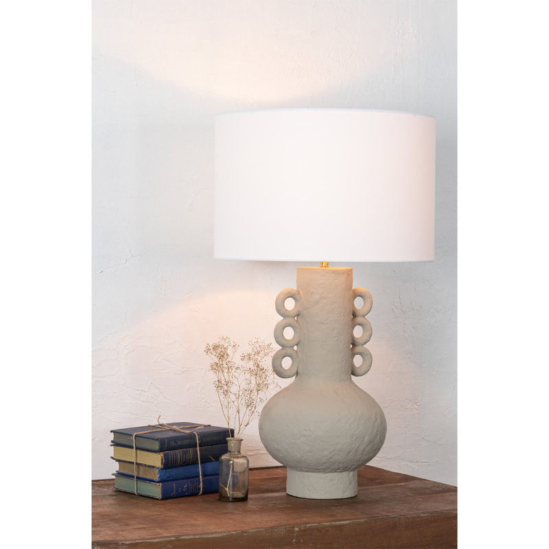 Chandra Metal Table Lamp; Dimensions 17W x 29H x 17D; Uses One Maximum 150 Watt E26 Base Bulb (Not Included)