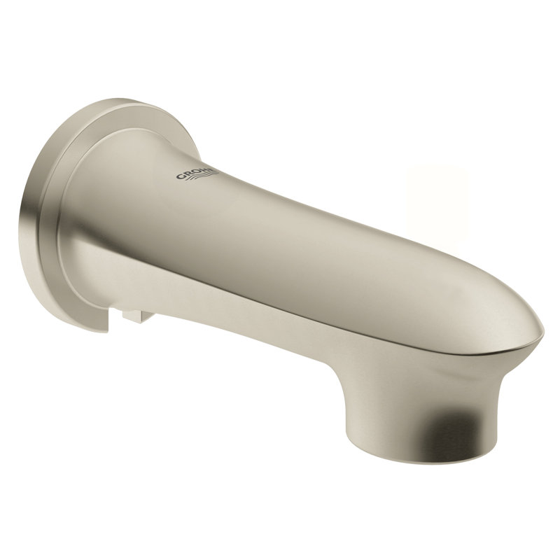 Eurostyle Wall Mounted Tub Spout Trim, Brushed Nickel