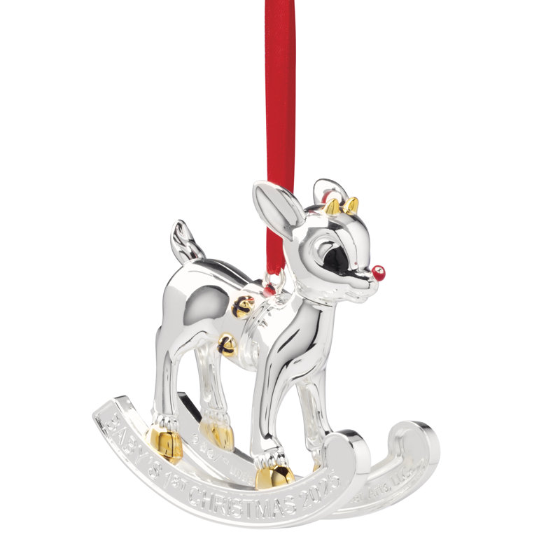 2025 BABY'S 1ST CHRISTMAS RUDOLPH ORN