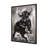 Bull a Hand Embelished Textured Canvas