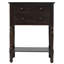 Console Weinman moderne en bois massif rustique avec 3 tiroirs et tablette inférieure pour les couloirs, les entrées ou derrière les canapés-1354423994