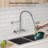 2 Handle Wall Mount Kitchen Faucet-118618161
