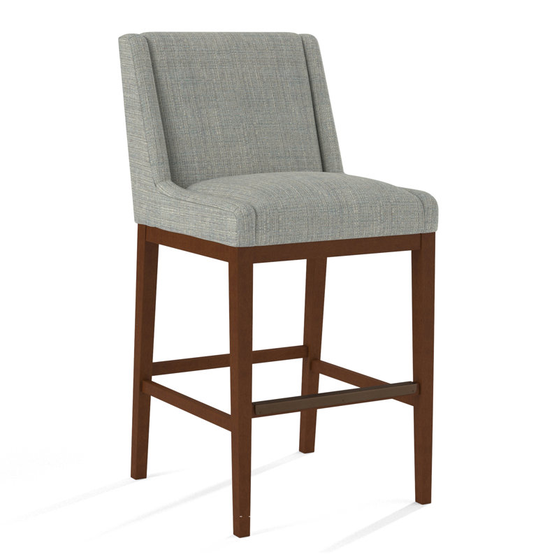 Upholstered Stool, 61558-61, English Saddle