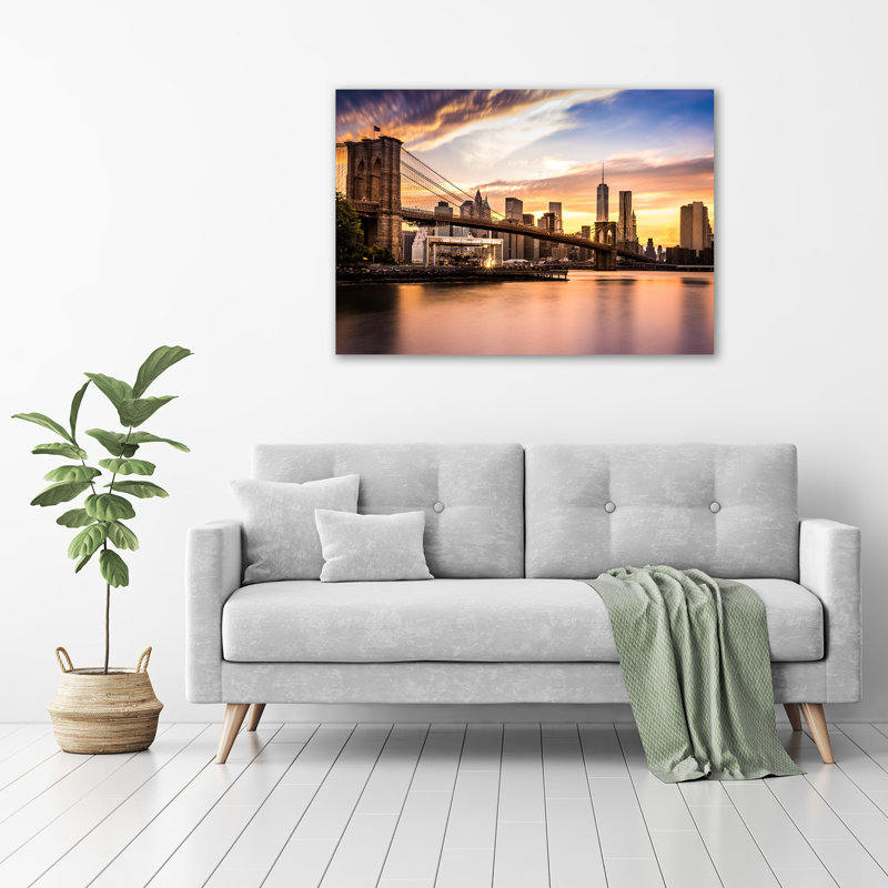Brooklyn Bridge - Wrapped Canvas Print