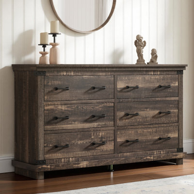 Commode double en bois Quan Farmhouse