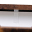 Table de bout rustique brun avec 2 tiroirs bien rangés - Pieds en bois massif pour la chambre à coucher et le salon-1389534975