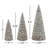 Embossed Mercury Glass Trees