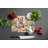 Decorating Easter Norwich Terrier Glass Cutting Board